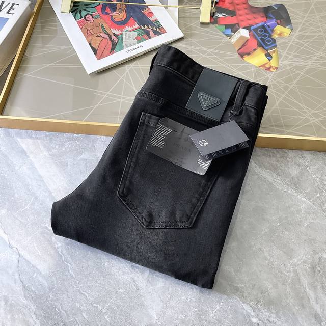 Prada 2025 Spring/Summer/Winter Denim Jeans. 1:1 replica of the original, a perf