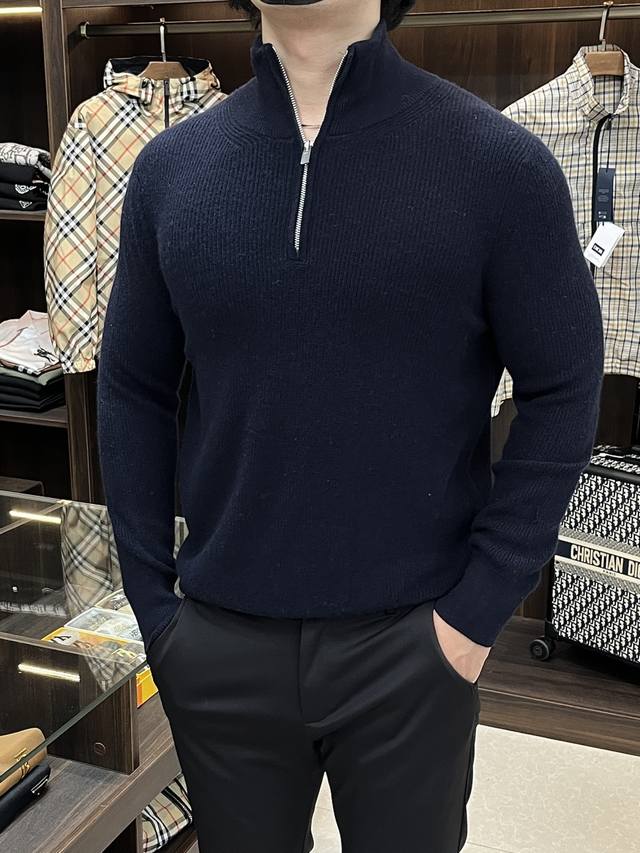 Featured item: Lp30Ss new half-zip turtleneck sweater. This Lp sweater features