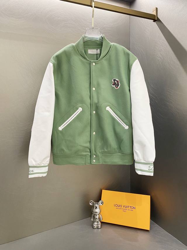 Dior x Denim Tears Collaboration Baseball Jacket. This jacket, worn by Lisa and