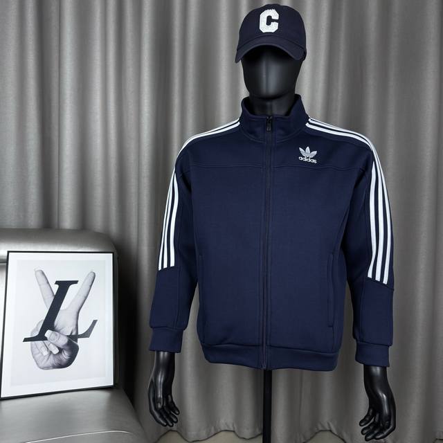 Exclusive Premium Adidas Classic Trefoil Embroidered Logo Letter Long-Sleeve Sta