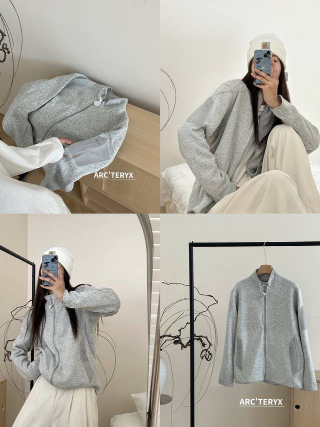 Arc'teryx - The pinnacle of fleece! Outdoor C0Vert series! Stand-up collar, warm