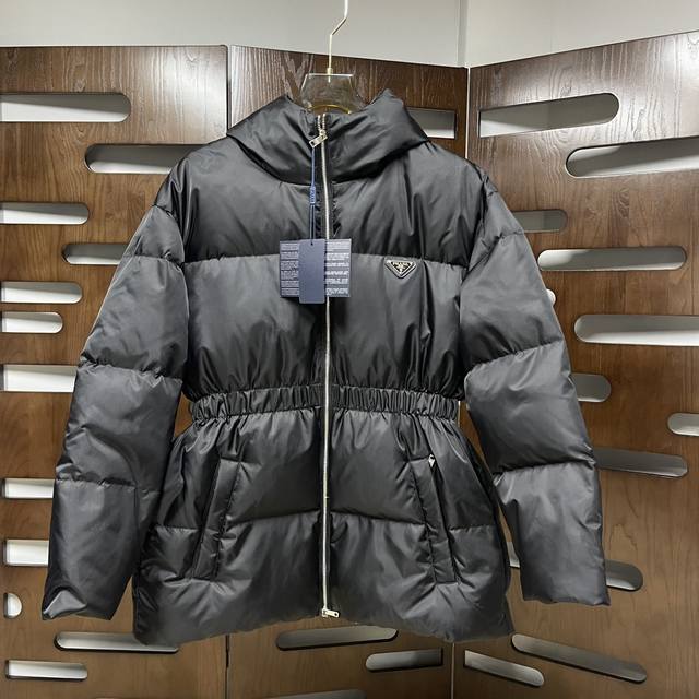 Qiu Prada Women's 2025 Autumn/Winter New Slim Waist Down Jacket Available simult