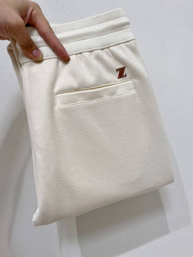 Ming Zz Genie* Asia Autumn/Winter New Men's Straight Leg Sports Pants, cashmere