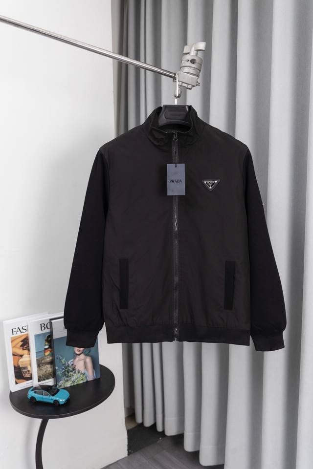 Su Style No.: S004 Prada early spring stand-up collar latest fashion spring and