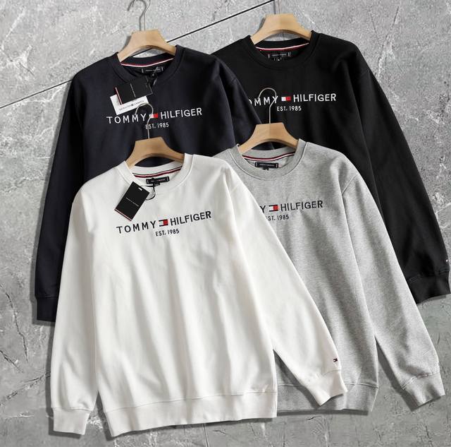 High-quality Tommy Hilfiger Autumn/Spring New Men's Embroidered Logo 1985 Series