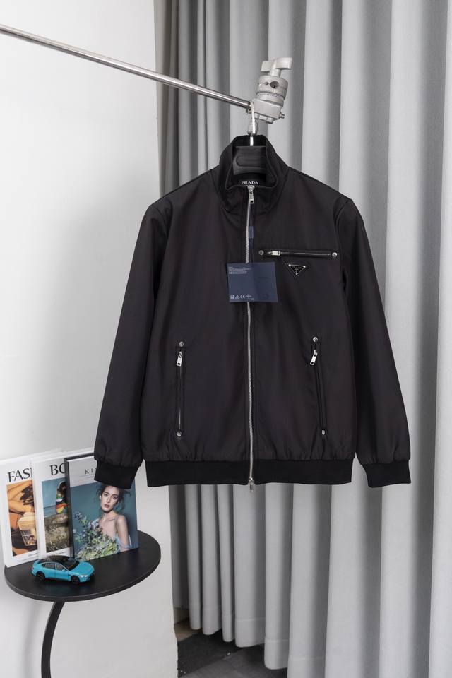 Su Style Number: S002 Prada Spring/Autumn New Stand Collar Jacket Workwear Jacke