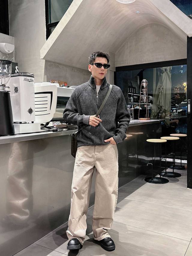 Qian Bc 2025 Autumn/Winter New Sweater! High-quality wool, simple yet sophistica