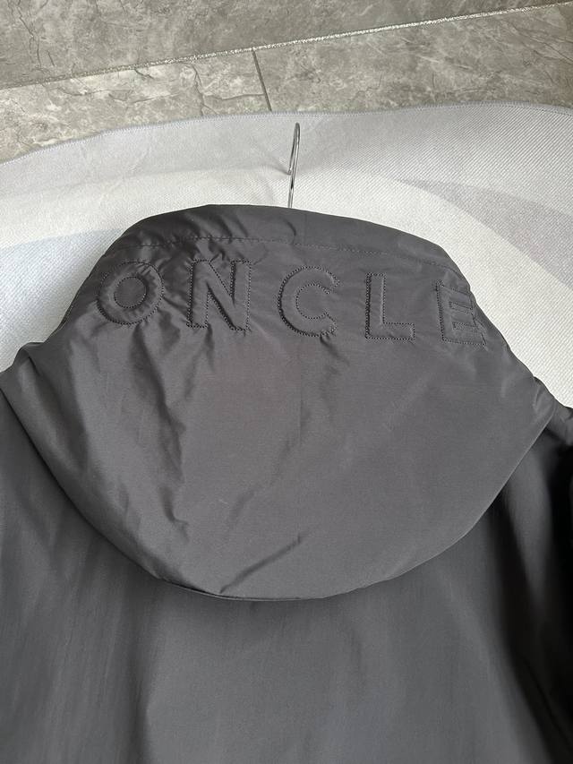 Sassiere 2025 New Men's Trench Coat, Style M2510. Color: Black (Details shown).