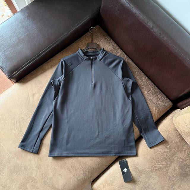 Descente Training Men's Solotex Fleece Long-Sleeve Knit Sweater!! The Training s