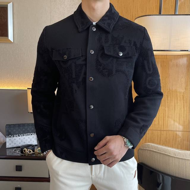 Lv Ss Autumn Hot Selling Knitted Jacket, made with custom high-quality polyester