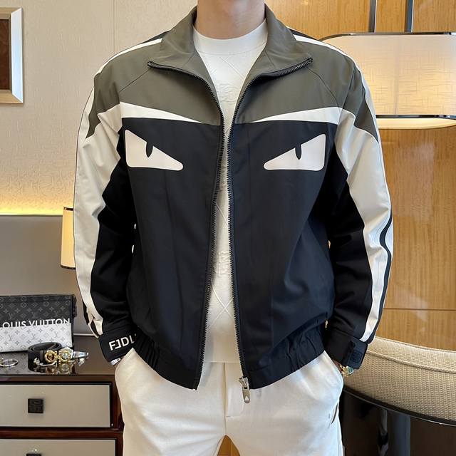 Fendi Ss Autumn Hot Selling Jacket, made of custom high-quality polyester fiber