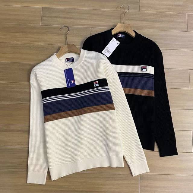 Fila Knit Sweater - High-end, top-quality item! 2025 Autumn/Winter New Arrival!