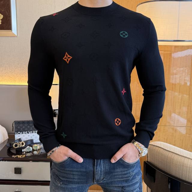 Lv 2025Ss Autumn/Winter Bestselling Knit Sweater from Department Stores. A must-