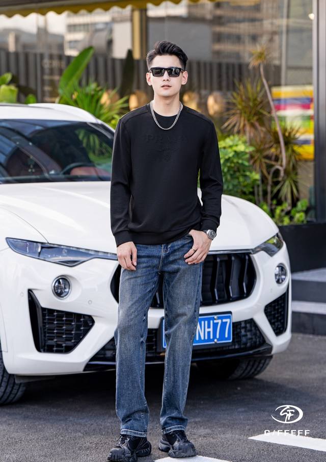 Prada 2025 Autumn/Winter Hottest New Arrival: Top-Quality Fashion Pullover Sweat