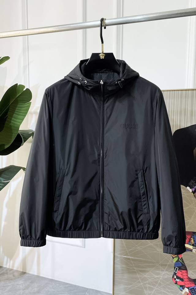 Top-tier Gucci - 2025 Autumn/Winter Hot Selling Reversible Jacket, made with cus