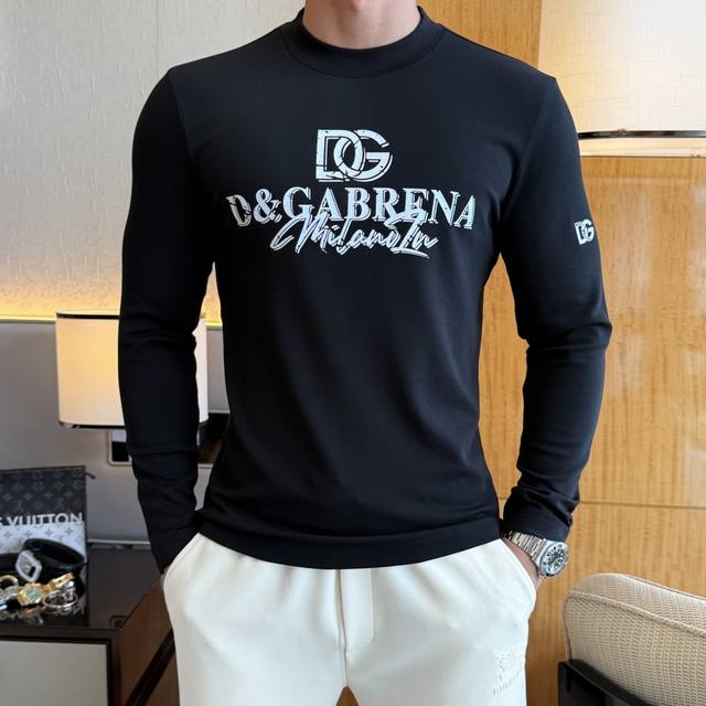 Dg 2025Ss Autumn Hot Selling Long-Sleeve T-Shirt. Made with custom-made high-gra