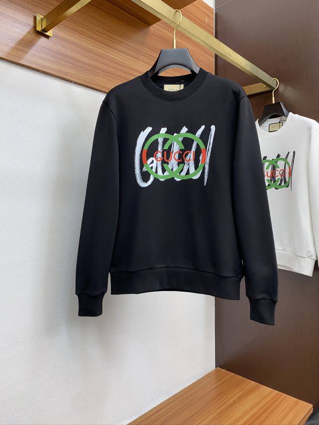Supporting the new Gucci 24-year-old casual sweatshirt, made of 420g high-gram-w
