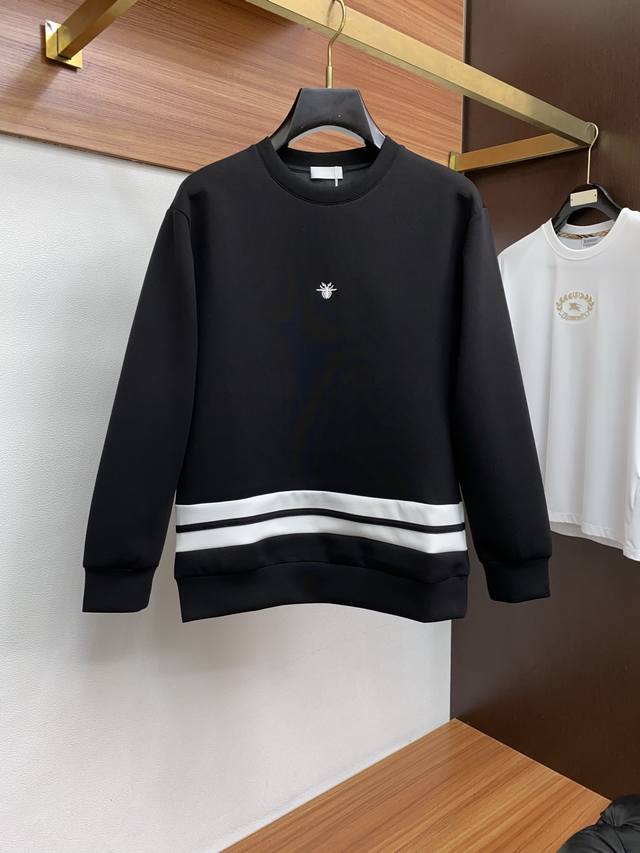 Dior 2025 Fall/Winter New Arrival, Men's Basic Crew Neck Long-Sleeve Sweatshirt/