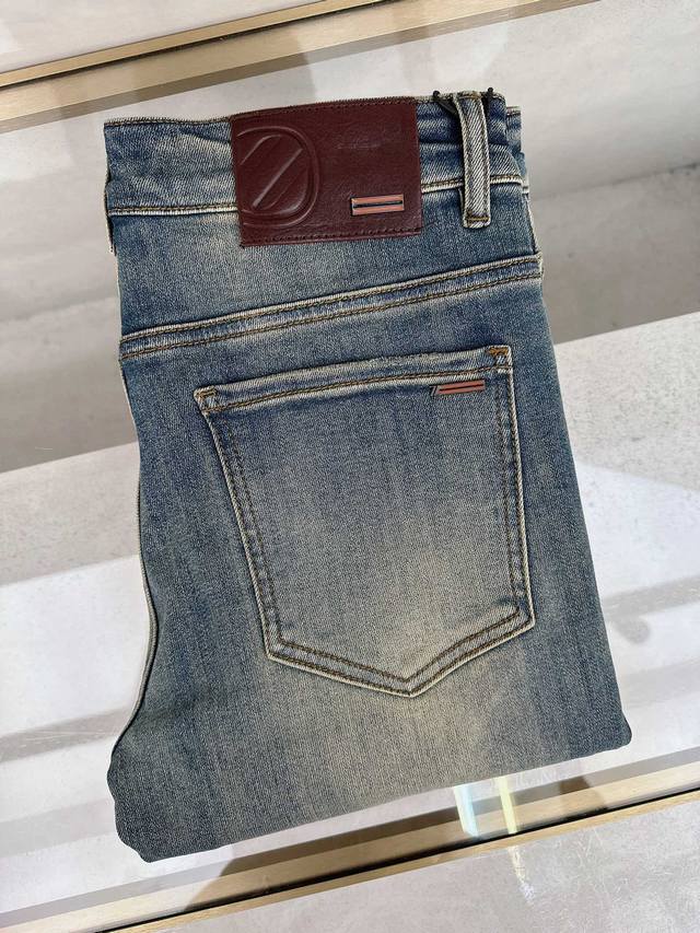 Jenny's latest 2025 Autumn/Winter men's casual jeans! Heavy-duty washed jeans! C