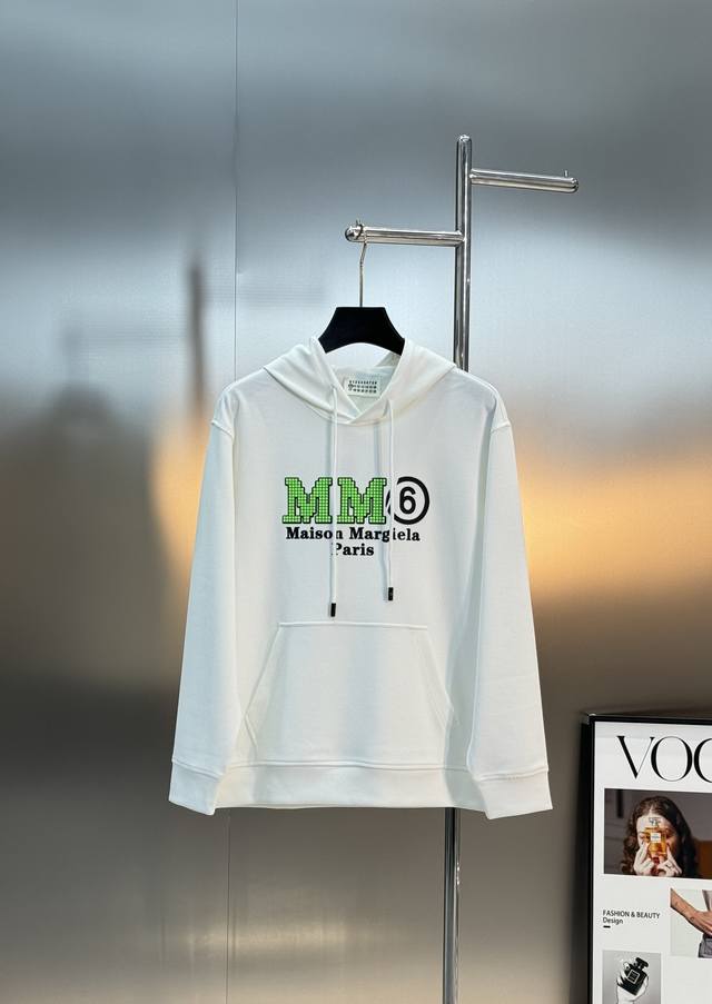 Maison Margiela 25S New Hooded Tencel Sweatshirt. Unisex! Classic Margiela graph