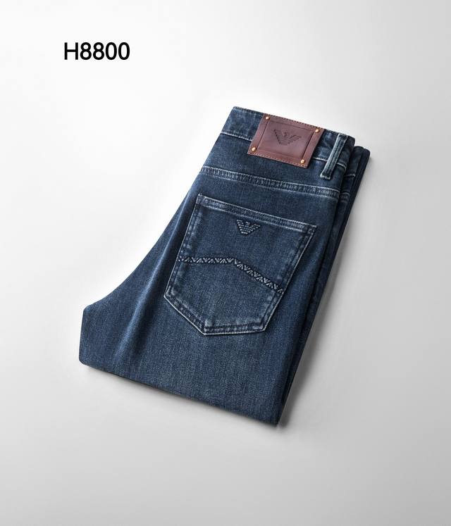 Jh Armani 2025Ss New Original Single-Style Hot-Selling Jeans Super Custom Style