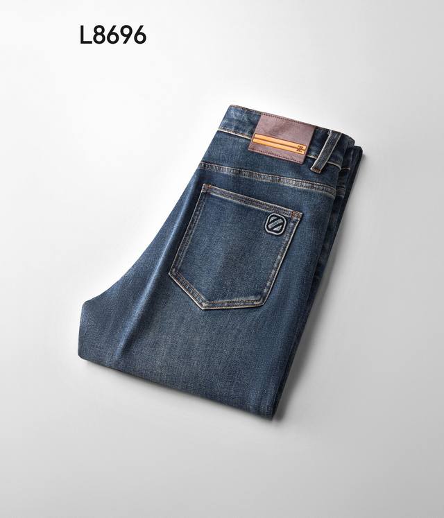 Jh Zegna 2025Ss New Original Single-Style Hot-Selling Jeans, Super Customized Or