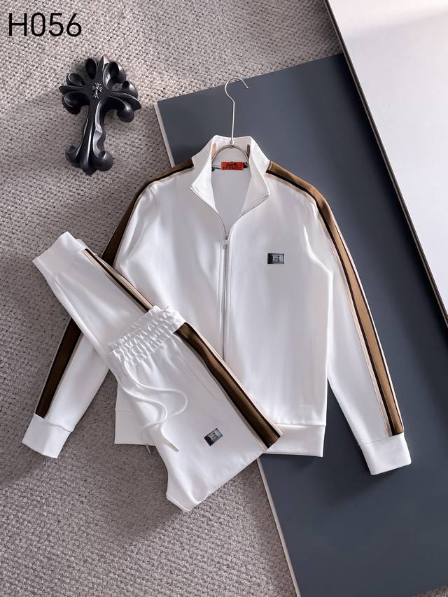 Nina Top-tier version! 2025 Early Spring New Men's Zipper Sweatshirt and Sweatpa