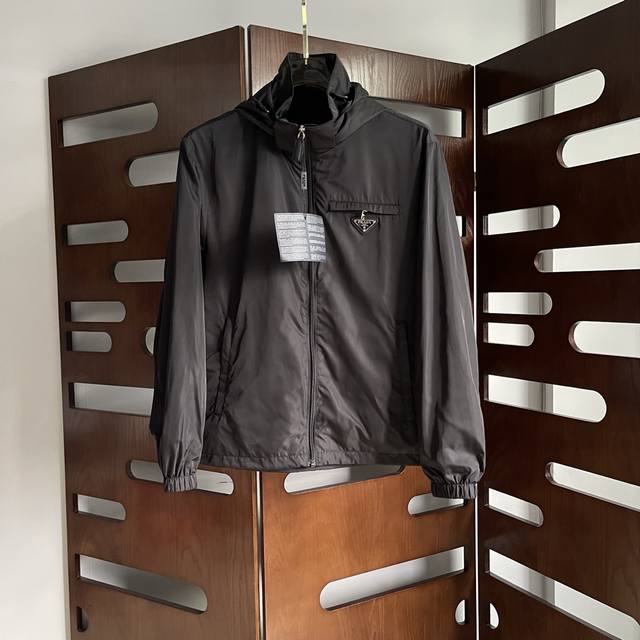 Qiu Prada 2025 New Men's Jacket, Original Single Product with Complete Labels, H