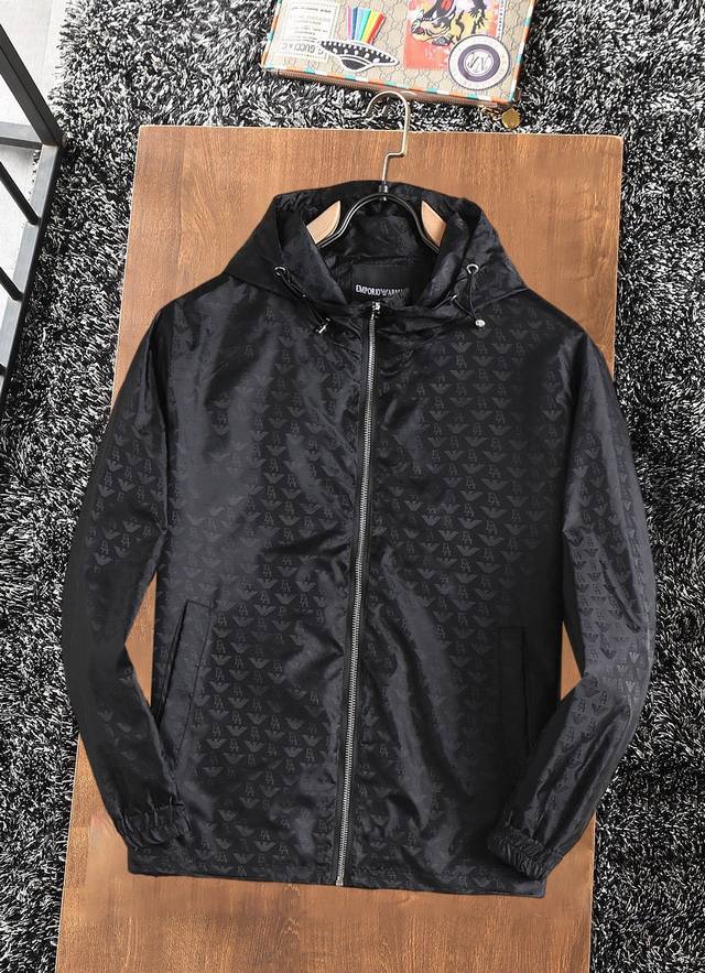 Armani 2025 Spring/Autumn New Casual Jacket, latest fashionable casual zip-up ja