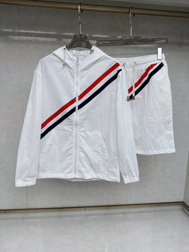 Moncler 2025 Summer Sun Protection Clothing and Shorts Set, a luxurious high-end