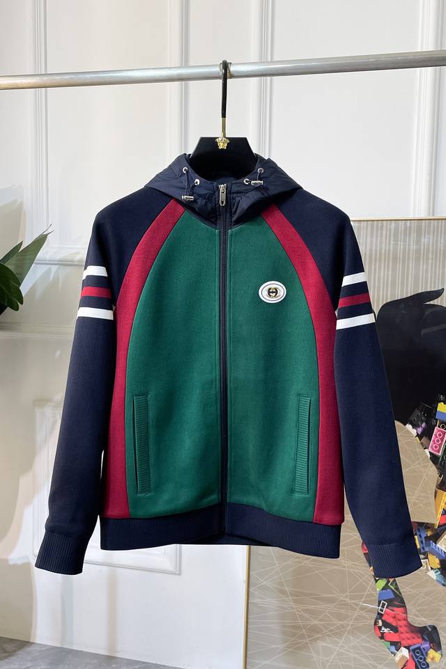 Gucci - 2025 Autumn/Winter Hot Selling Premium Patchwork Jacket, made with custo