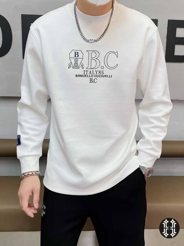 Bc 2025 Autumn/Winter New Men's Tencel Modal Pullover Sweatshirt. High-quality E