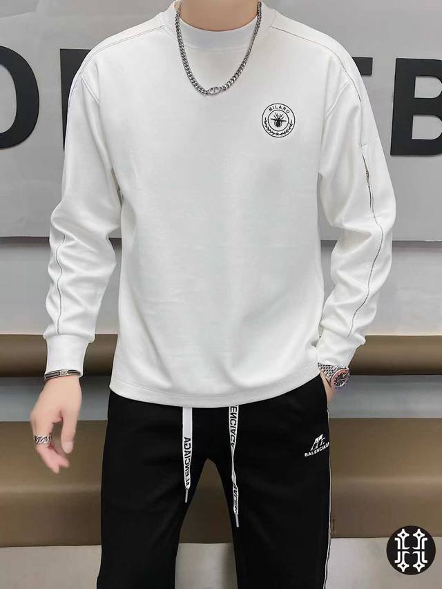 Dior 2025 Autumn/Winter New Men's Casual Cotton Pullover Sweatshirt. Unique prin