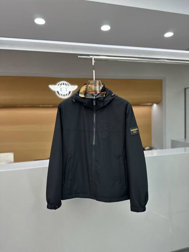Burber*Y 2025 Fall/Winter New Men's Casual Hooded Jacket. Newest arrival, curren