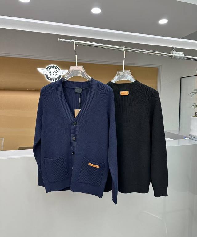 Louis Vuitt*N 2025 Fall/Winter New Men's Casual Knit Cardigan. Newly arrived and