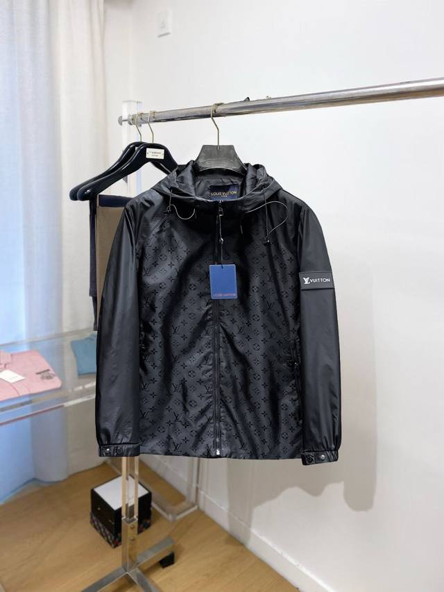 LV Official Website Same Style, Early Release! 2025 Autumn New Men's Jacket, Ori