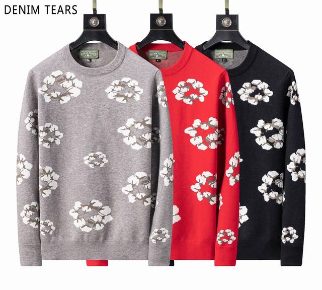 Js Denim Tears Men's World-Class Fashion Pure Cotton, Smooth to the Touch, Extre