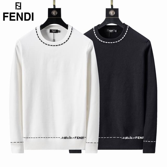 Js Fendi Men's World-Class Fashion, Top-Tier Pure Cotton, Smooth to the Touch, E