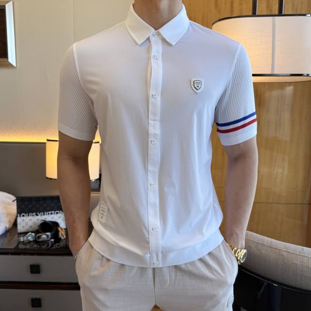 Tb 2025 Spring/Summer Snake Year Newest Hot Selling Cardigan Short-Sleeve T-Shir