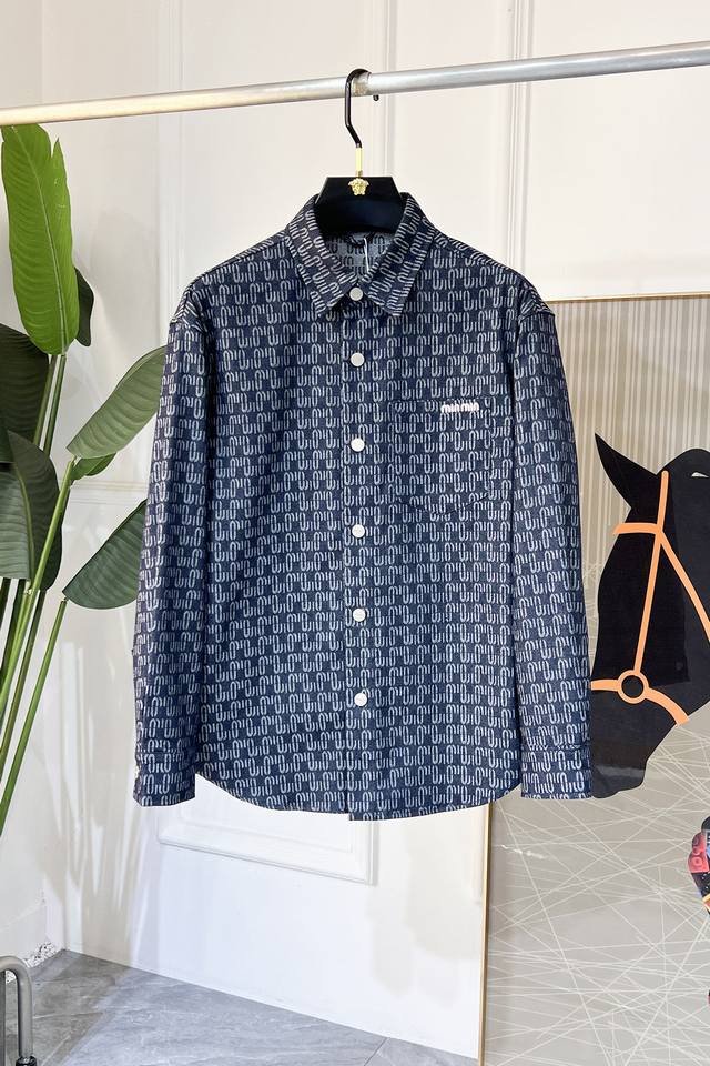 MiuMiu 2025Ss Year of the Snake Spring Jacket, made with custom high-quality pol