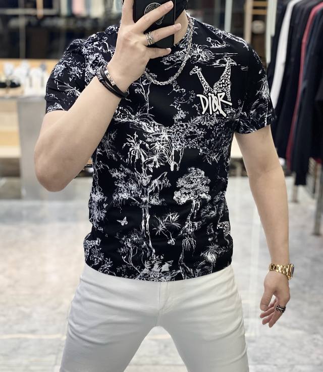 Dior 2025 Spring/Summer Year of the Snake Commemorative Collection 5D Printed Sh