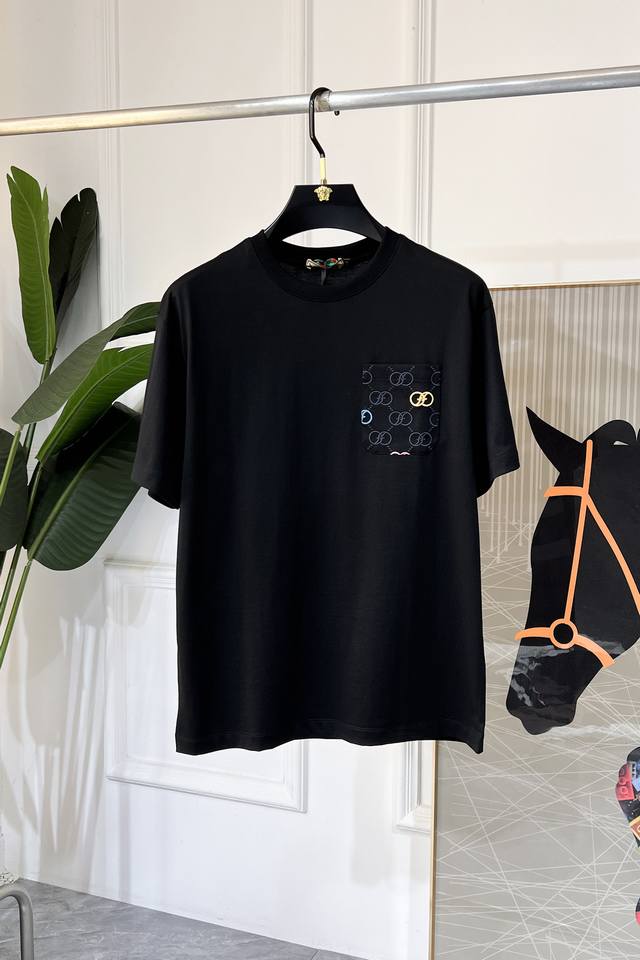 Gucci 2025Ss Year of the Snake Lunar New Year Spring/Summer Premium Short-Sleeve