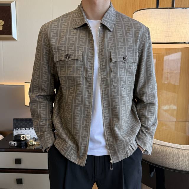 Fendi 2025Ss Year of the Snake Spring Jacket, made with custom high-quality poly