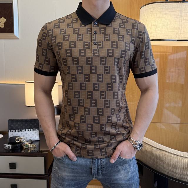 Fendi - 2025 Spring/Summer Polo Collar Short-Sleeve Collection. Made from premiu