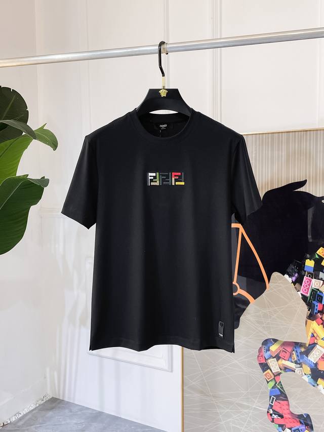 Fendi 2025Ss Year of the Snake Spring/Summer Premium Short-Sleeve T-Shirt, Offic