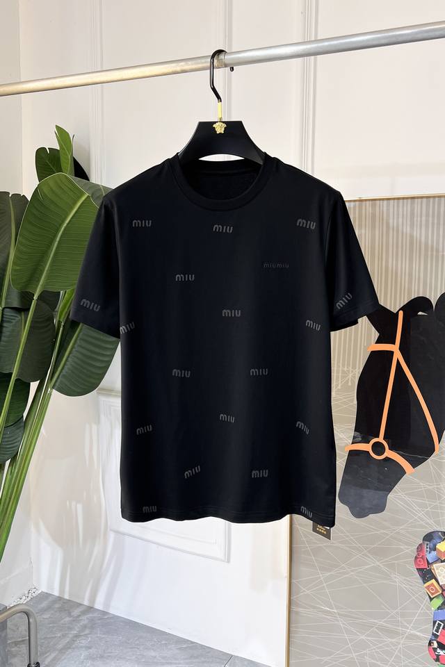 MiuMiu 2025Ss Year of the Snake Spring/Summer Premium Jacquard Short-Sleeve T-Sh