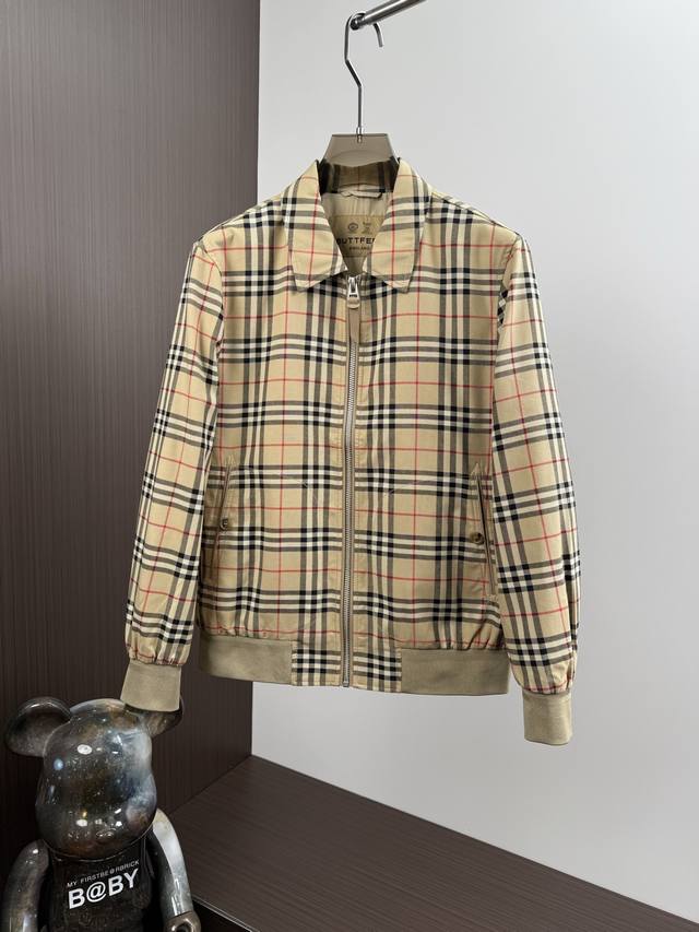 Burber*Y 2025 Spring/Summer New Men's Lapel Jacket. Made to top-tier ready-to-we