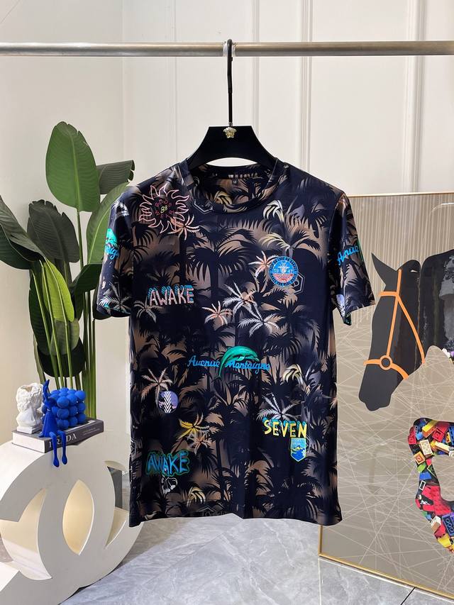 D2025 Spring/Summer Premium Short-Sleeve T-Shirt, Official Website Synchronized,