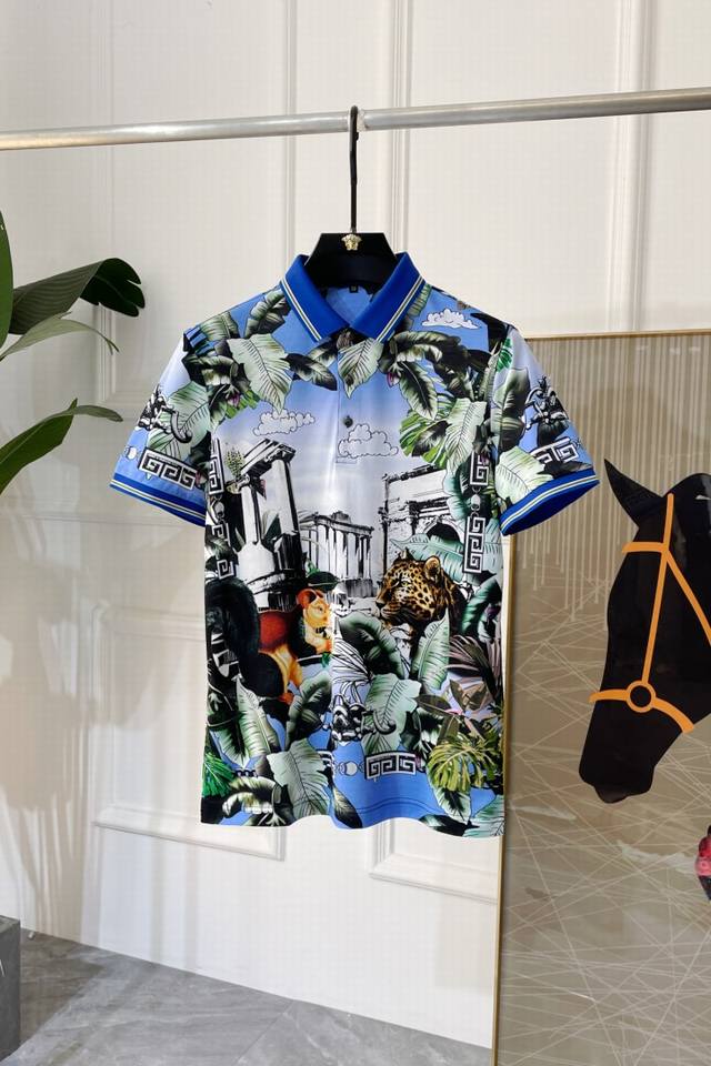 Dg 2025Ss Year of the Dragon Spring/Summer New Polo Collar Short-Sleeve Collecti
