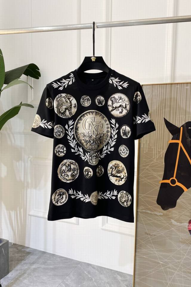 Dg 2025 Spring/Summer Premium Short-Sleeve T-Shirt, Official Website Synchronize